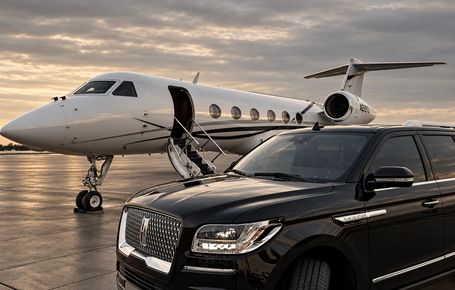 Travel day — Navigator with aircraft, retouched from Legend’s original collection