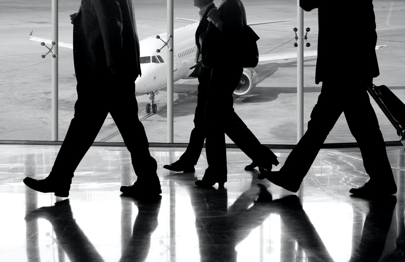 Travel day in motion — airport terminal light, from Legend’s collection